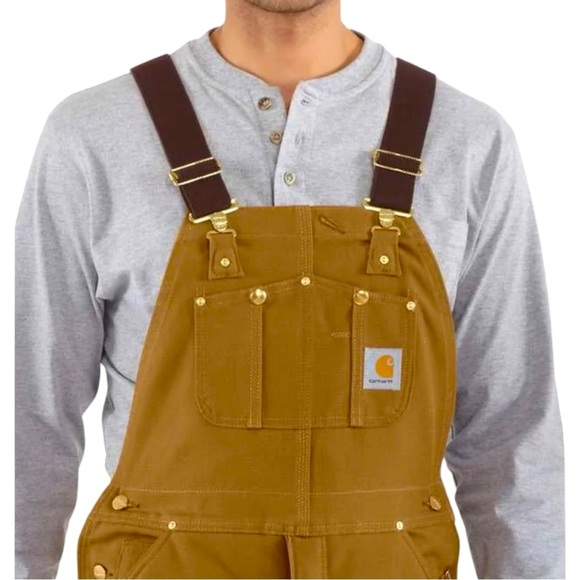 New Carhartt Duck Bib Overall Artic Quilt Lined Size 38 X 30 - Picture 4 of 10